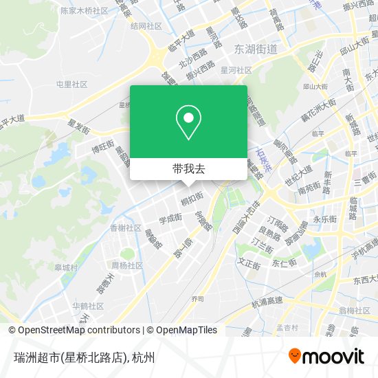瑞洲超市(星桥北路店)地图