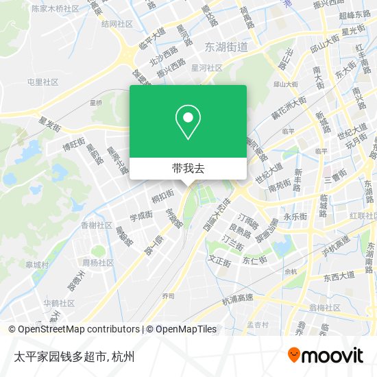 太平家园钱多超市地图