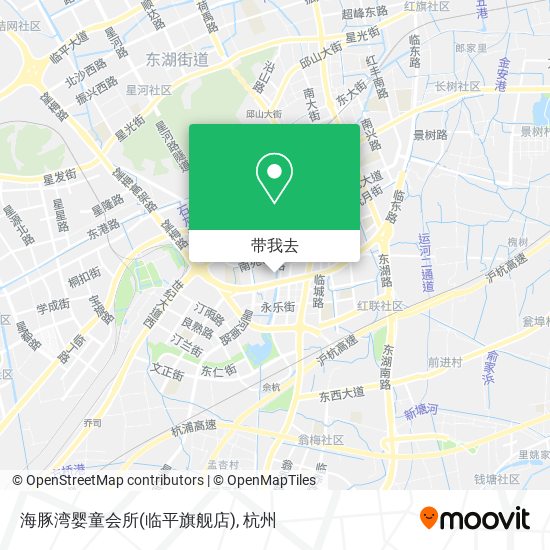海豚湾婴童会所(临平旗舰店)地图