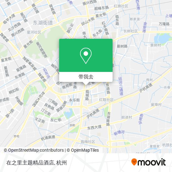 在之里主题精品酒店地图