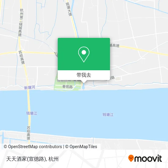 天天酒家(宣德路)地图