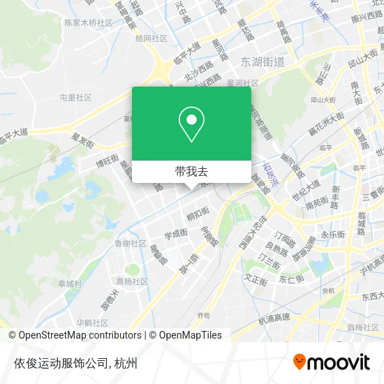 依俊运动服饰公司地图