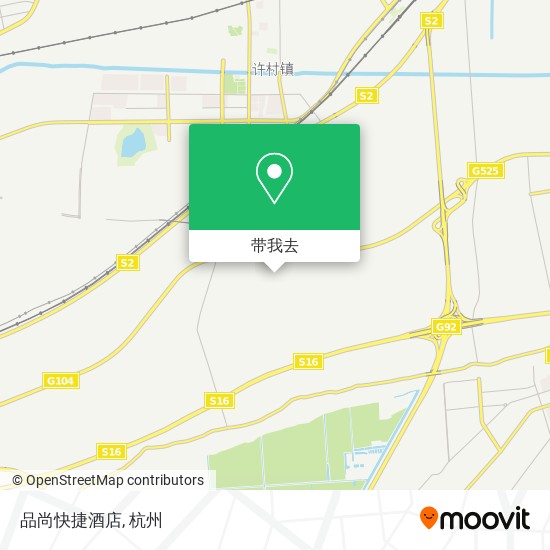 品尚快捷酒店地图