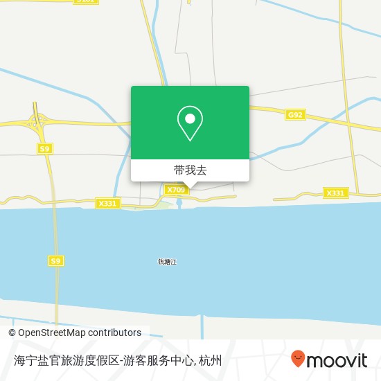 海宁盐官旅游度假区-游客服务中心地图