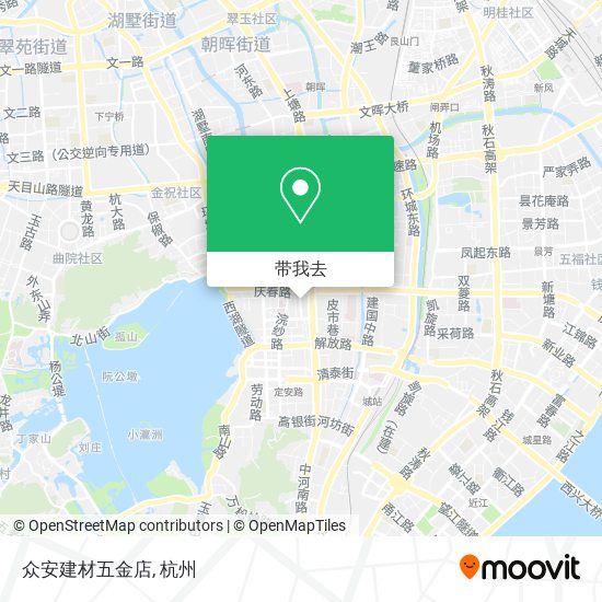 众安建材五金店地图