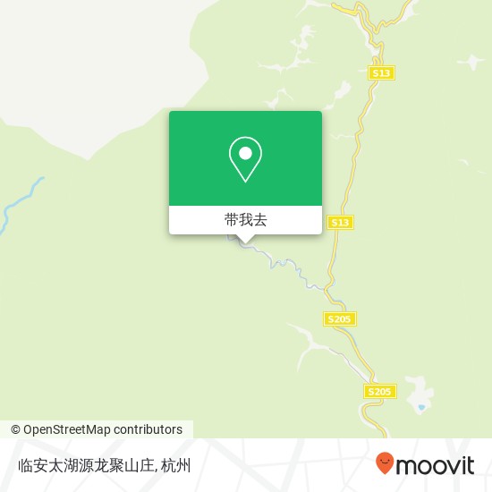 临安太湖源龙聚山庄地图