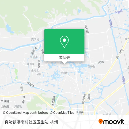 良渚镇港南村社区卫生站地图