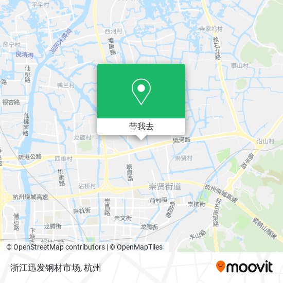 浙江迅发钢材市场地图