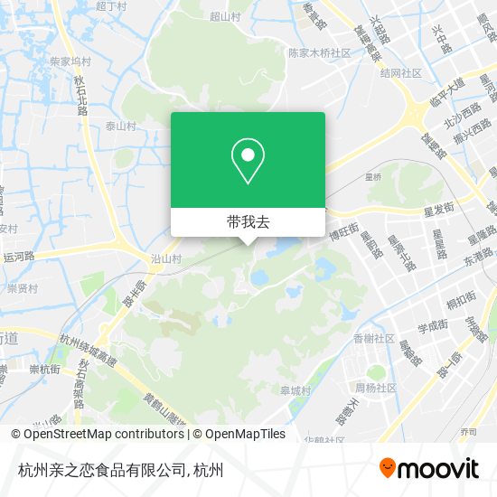 杭州亲之恋食品有限公司地图