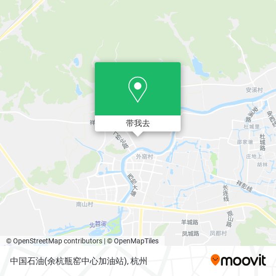 中国石油(余杭瓶窑中心加油站)地图