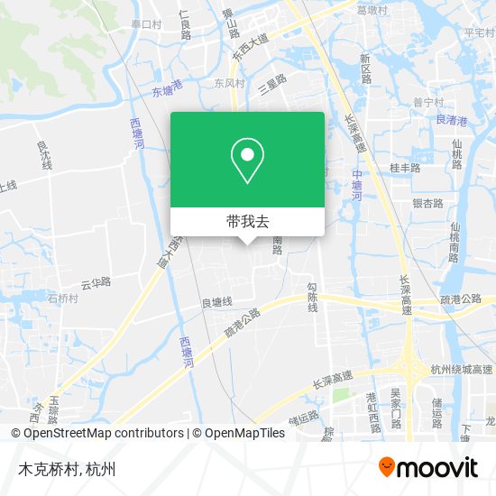 木克桥村地图