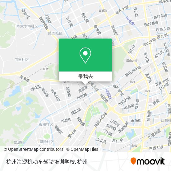 杭州海源机动车驾驶培训学校地图