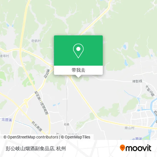 彭公岐山烟酒副食品店地图