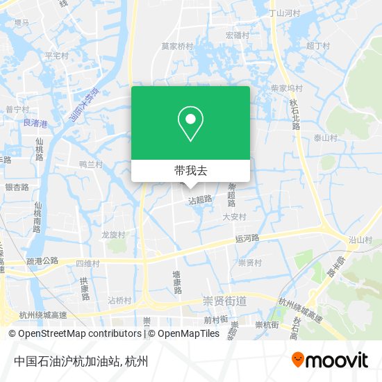 中国石油沪杭加油站地图