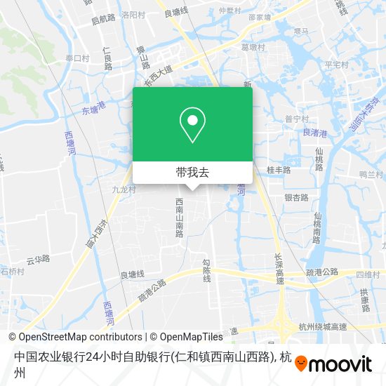 中国农业银行24小时自助银行(仁和镇西南山西路)地图
