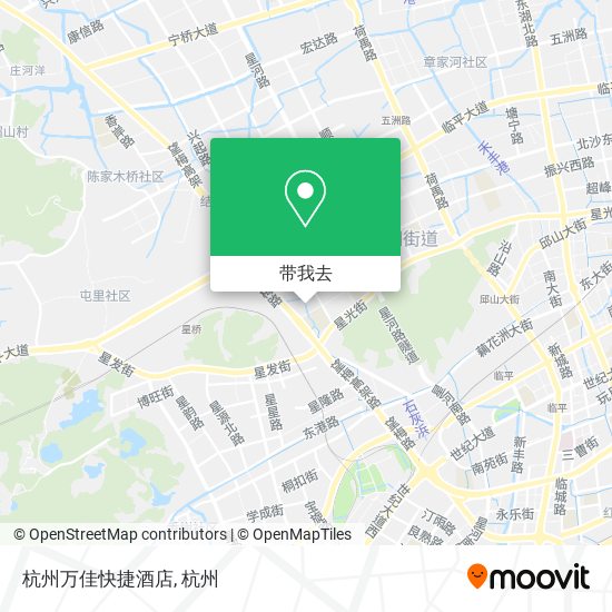 杭州万佳快捷酒店地图