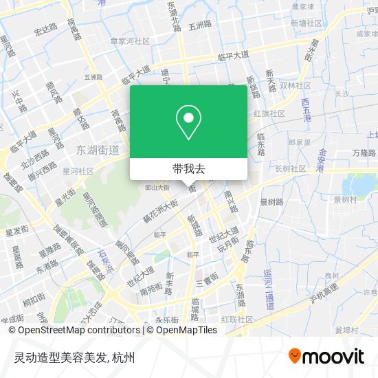 灵动造型美容美发地图