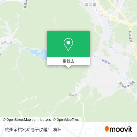 杭州余杭宏泰电子仪器厂地图