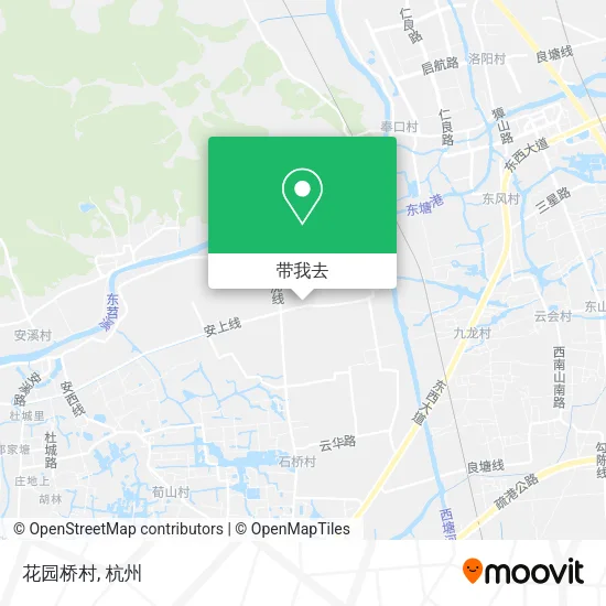花园桥村地图