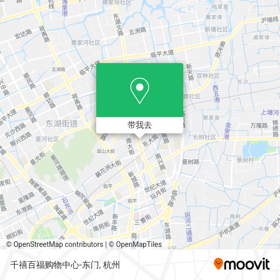 千禧百福购物中心-东门地图