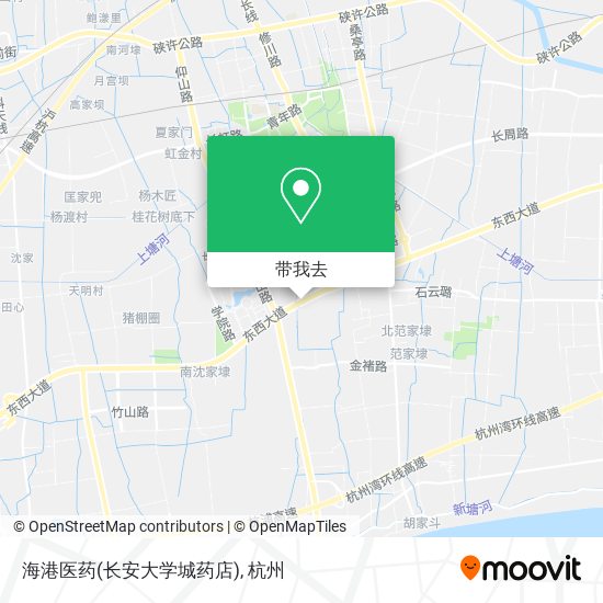 海港医药(长安大学城药店)地图