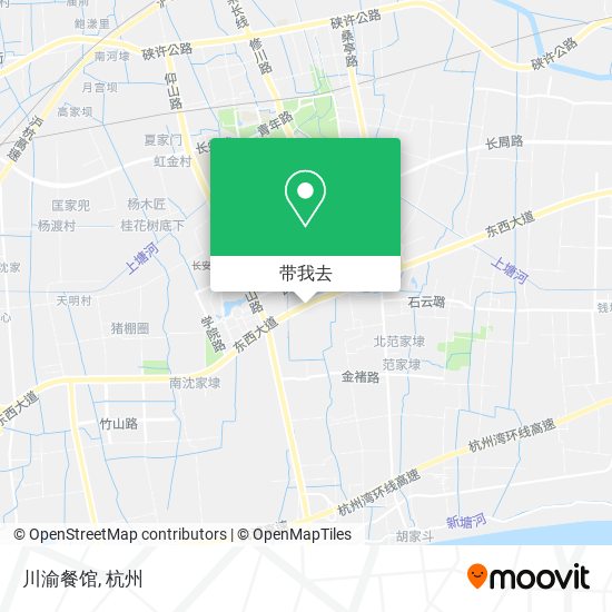 川渝餐馆地图