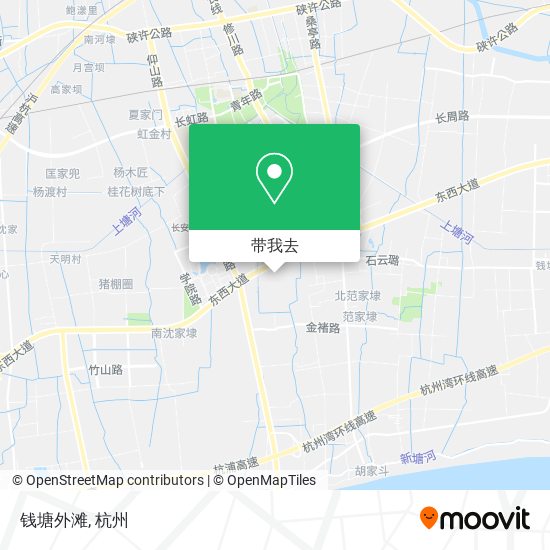 钱塘外滩地图