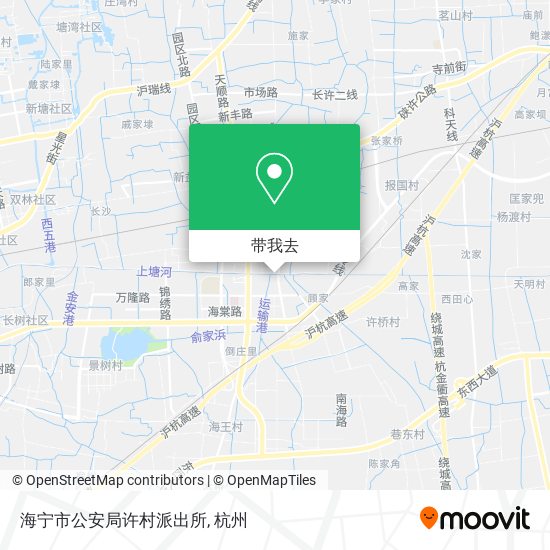 海宁市公安局许村派出所地图