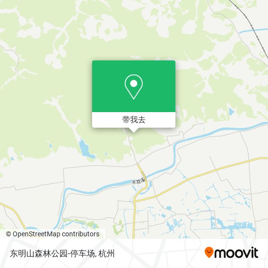 东明山森林公园-停车场地图