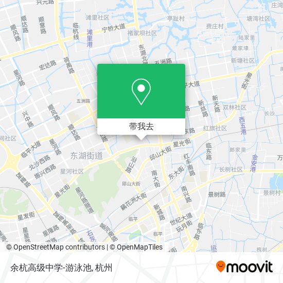 余杭高级中学-游泳池地图