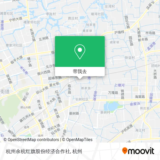 杭州余杭红旗股份经济合作社地图