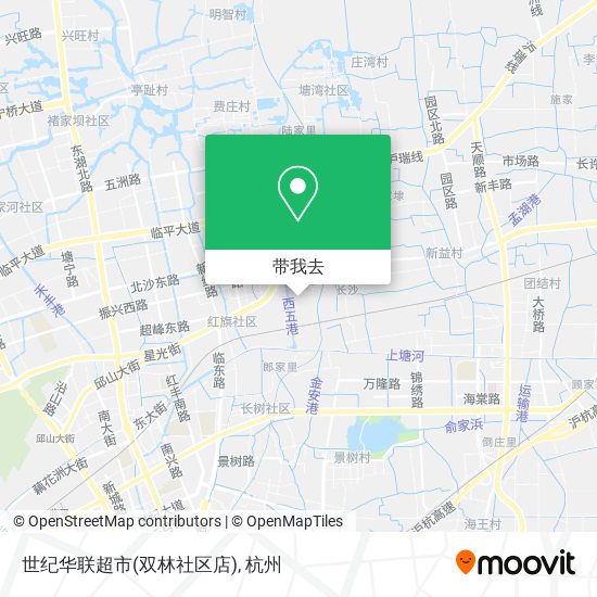世纪华联超市(双林社区店)地图
