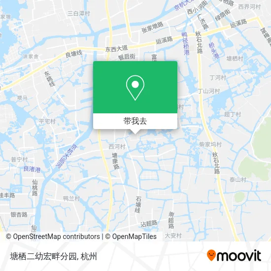 塘栖二幼宏畔分园地图