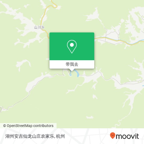 湖州安吉仙龙山庄农家乐地图