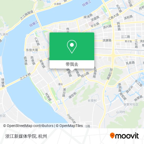 浙江新媒体学院地图