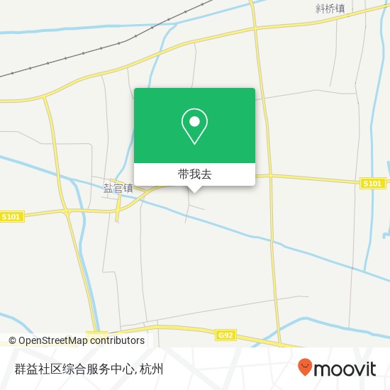 群益社区综合服务中心地图
