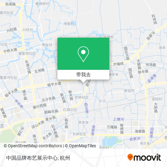 中国品牌布艺展示中心地图