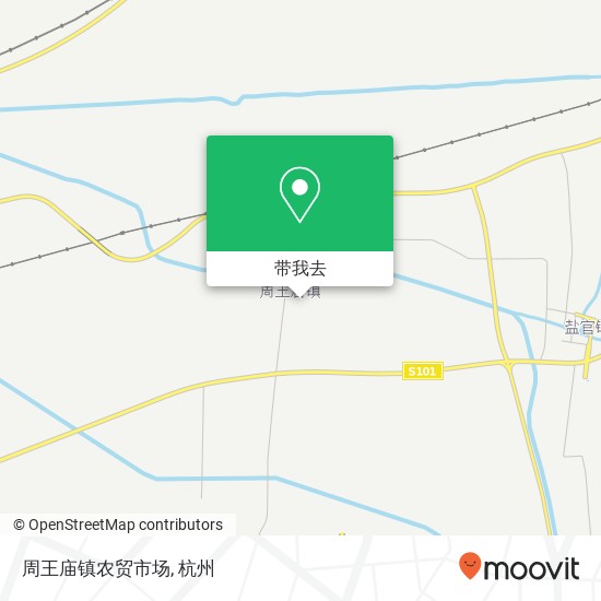 周王庙镇农贸市场地图