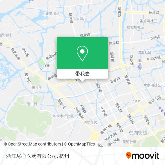 浙江尽心医药有限公司地图