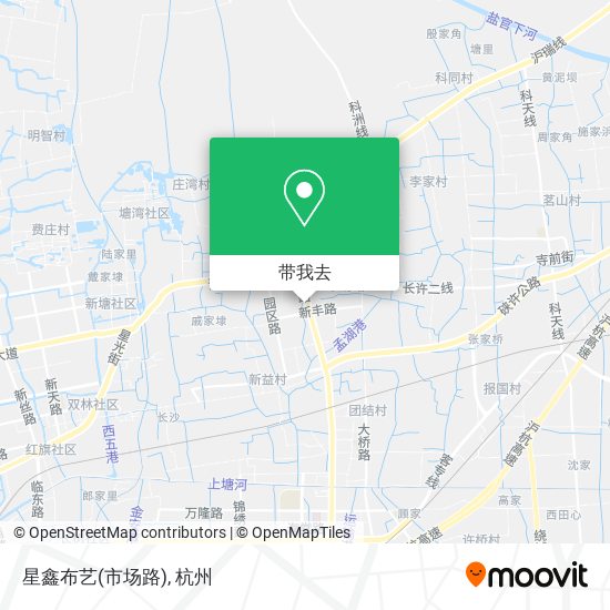 星鑫布艺(市场路)地图