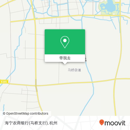 海宁农商银行(马桥支行)地图