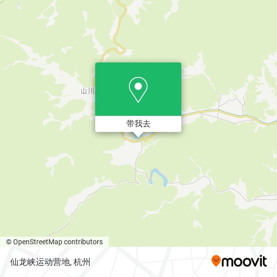 仙龙峡运动营地地图