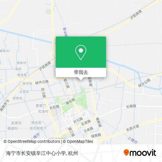 海宁市长安镇辛江中心小学地图
