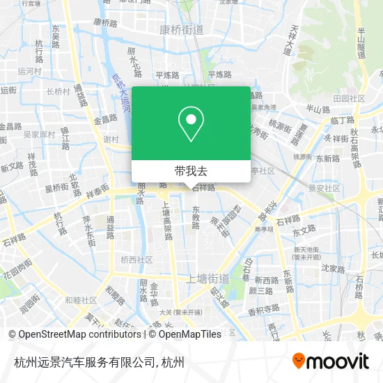杭州远景汽车服务有限公司地图