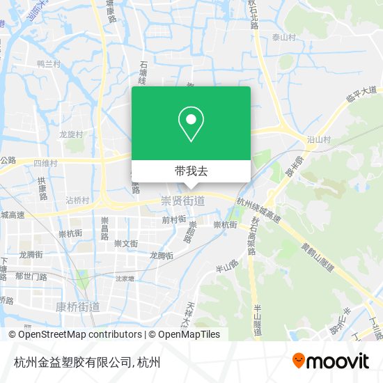 杭州金益塑胶有限公司地图