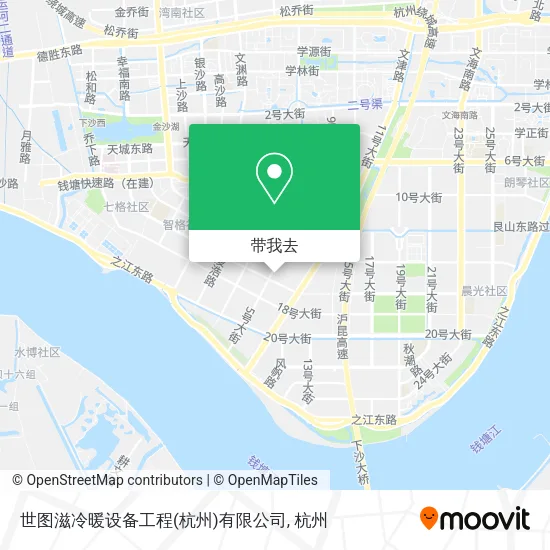 世图滋冷暖设备工程(杭州)有限公司地图