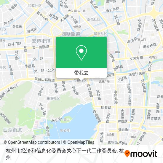 杭州市经济和信息化委员会关心下一代工作委员会地图