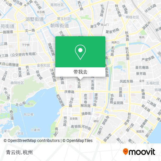 青云街地图
