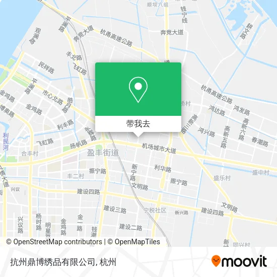 抗州鼎博绣品有限公司地图