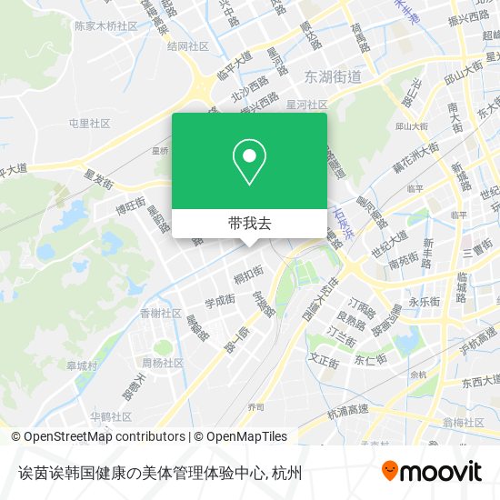 诶茵诶韩国健康の美体管理体验中心地图